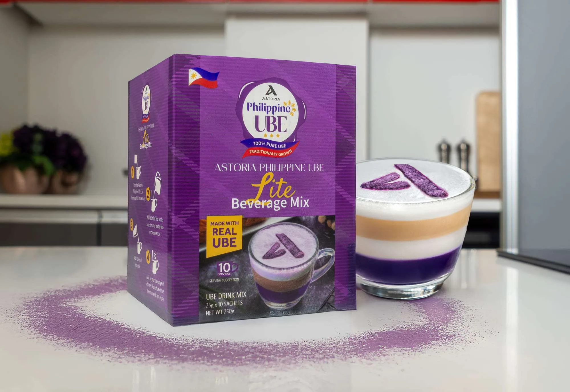 Astoria Philippine Ube Lite Beverage Mix